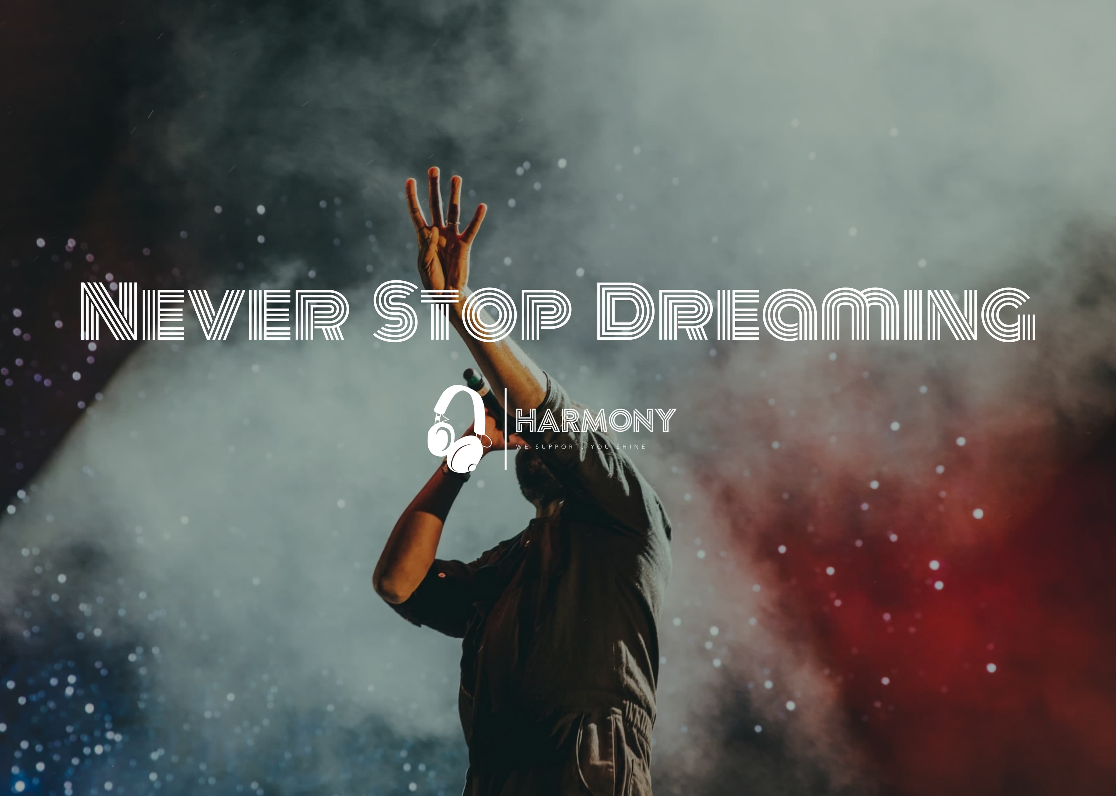 Artist creating music